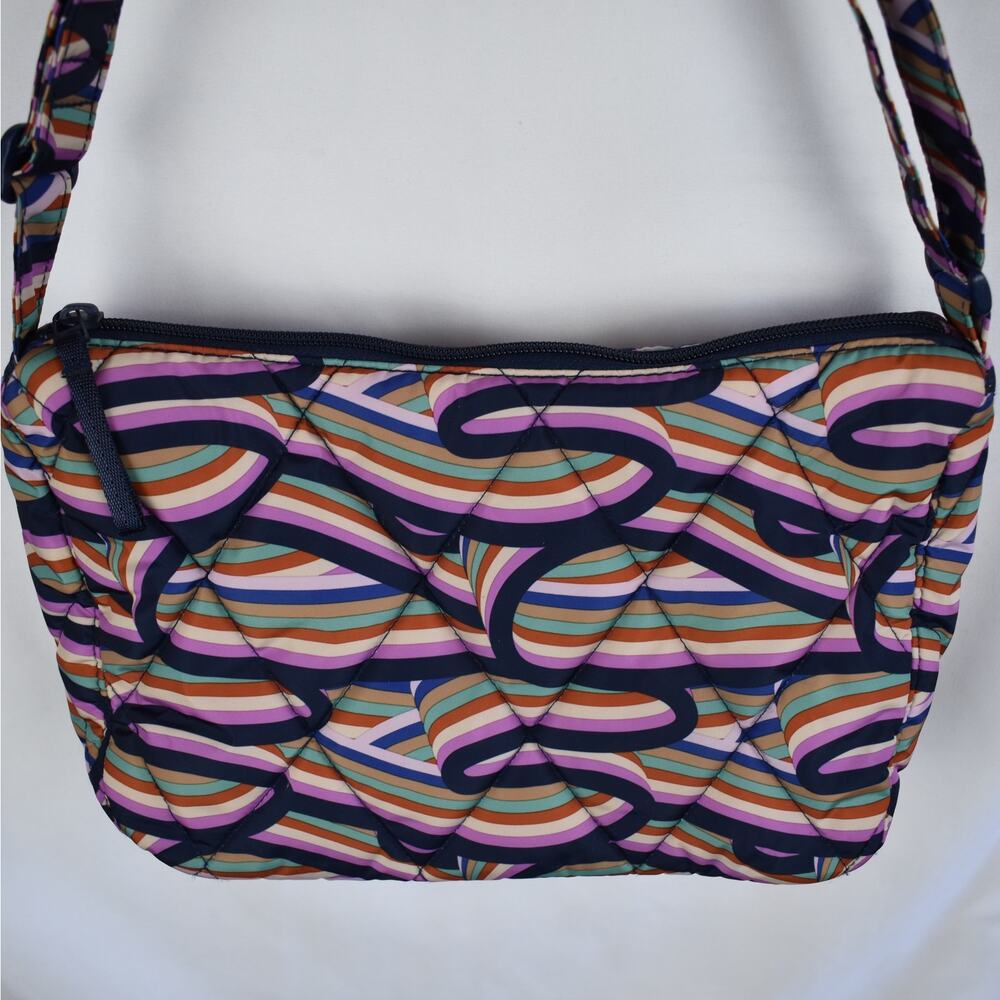 Vera Bradley Ultralight Essential Retro Ribbons Bag & Wallet Crossbody Shoulder - Picture 3 of 12